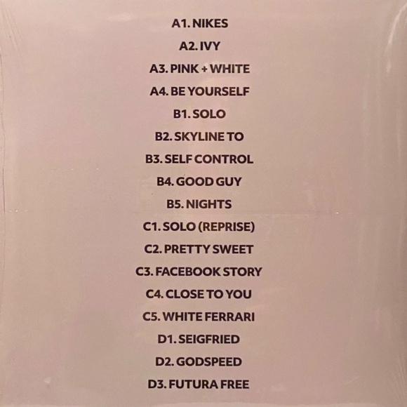 Frank Ocean - Blond 2LP Vinyl - Picture 2 of 2